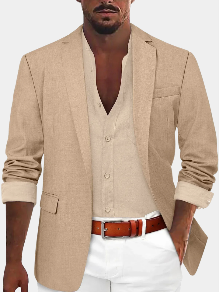 Farington - Blazer en lin sur mesure