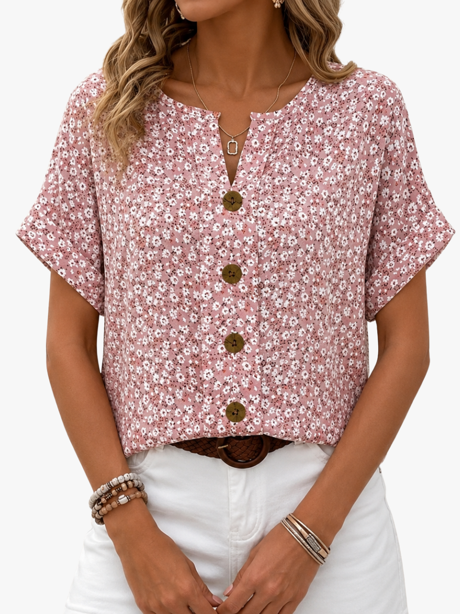 Cordelia - Blouse douce au toucher