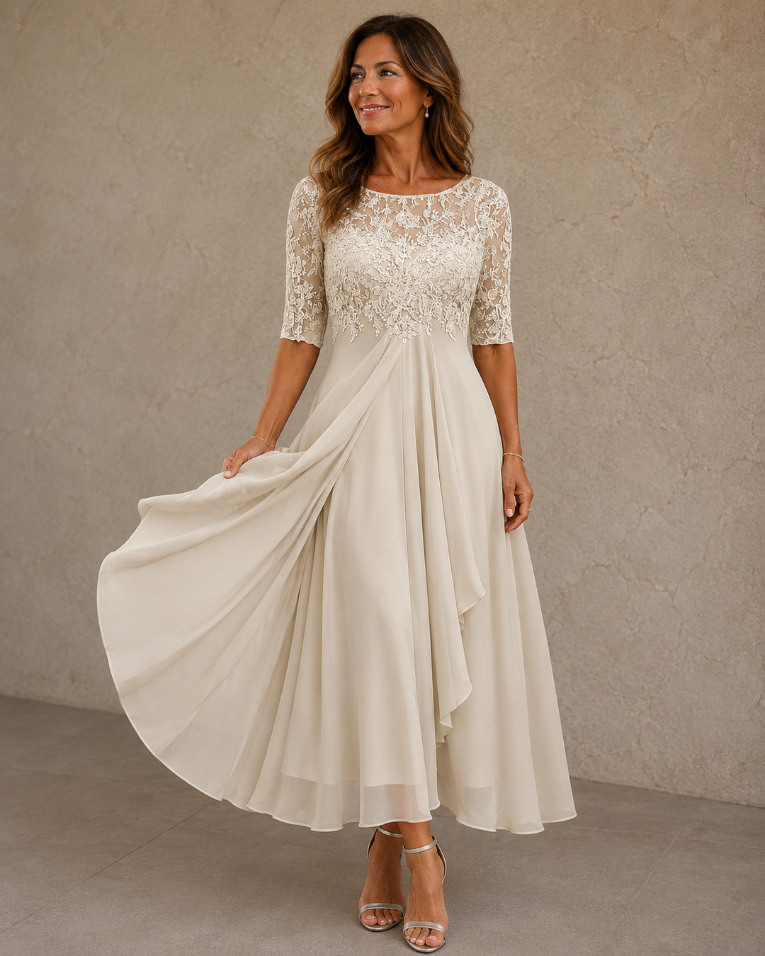 Esteline - Robe de soirée au toucher doux
