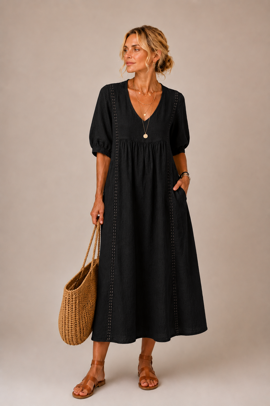 Caralyn - Robe midi légère