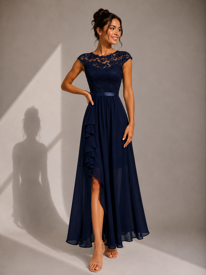 Ainsley - Robe de soirée brodée