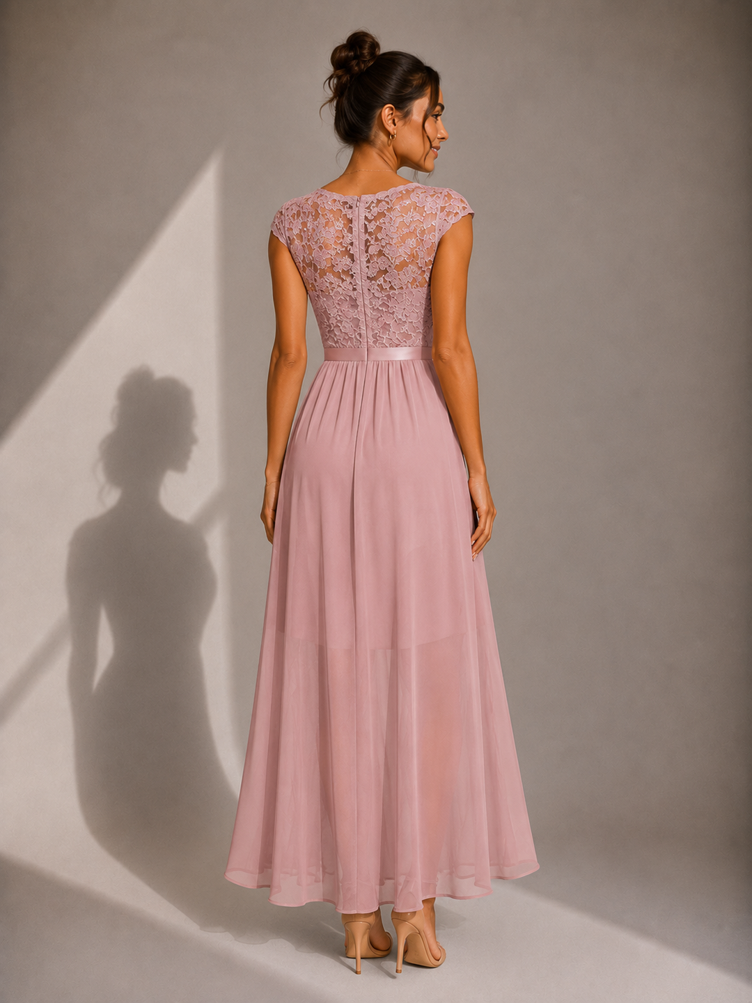 Ainsley - Robe de soirée brodée