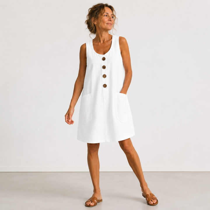 Rosamonde - Robe estivale en lin léger