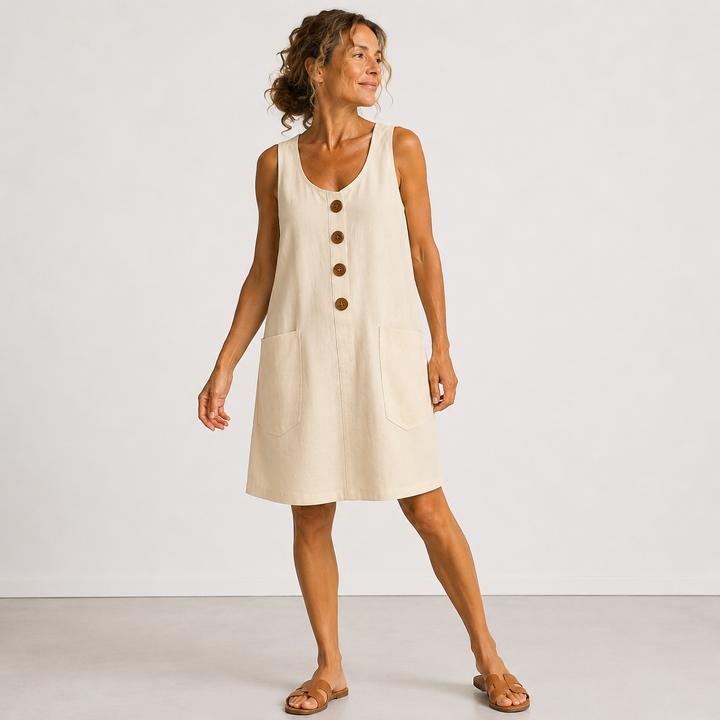 Rosamonde - Robe estivale en lin léger