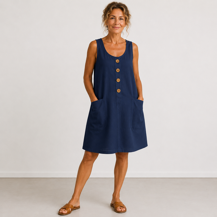Rosamonde - Robe estivale en lin léger