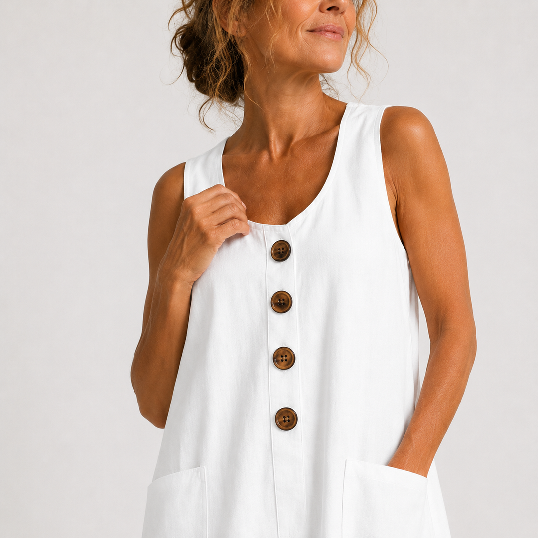 Rosamonde - Robe estivale en lin léger