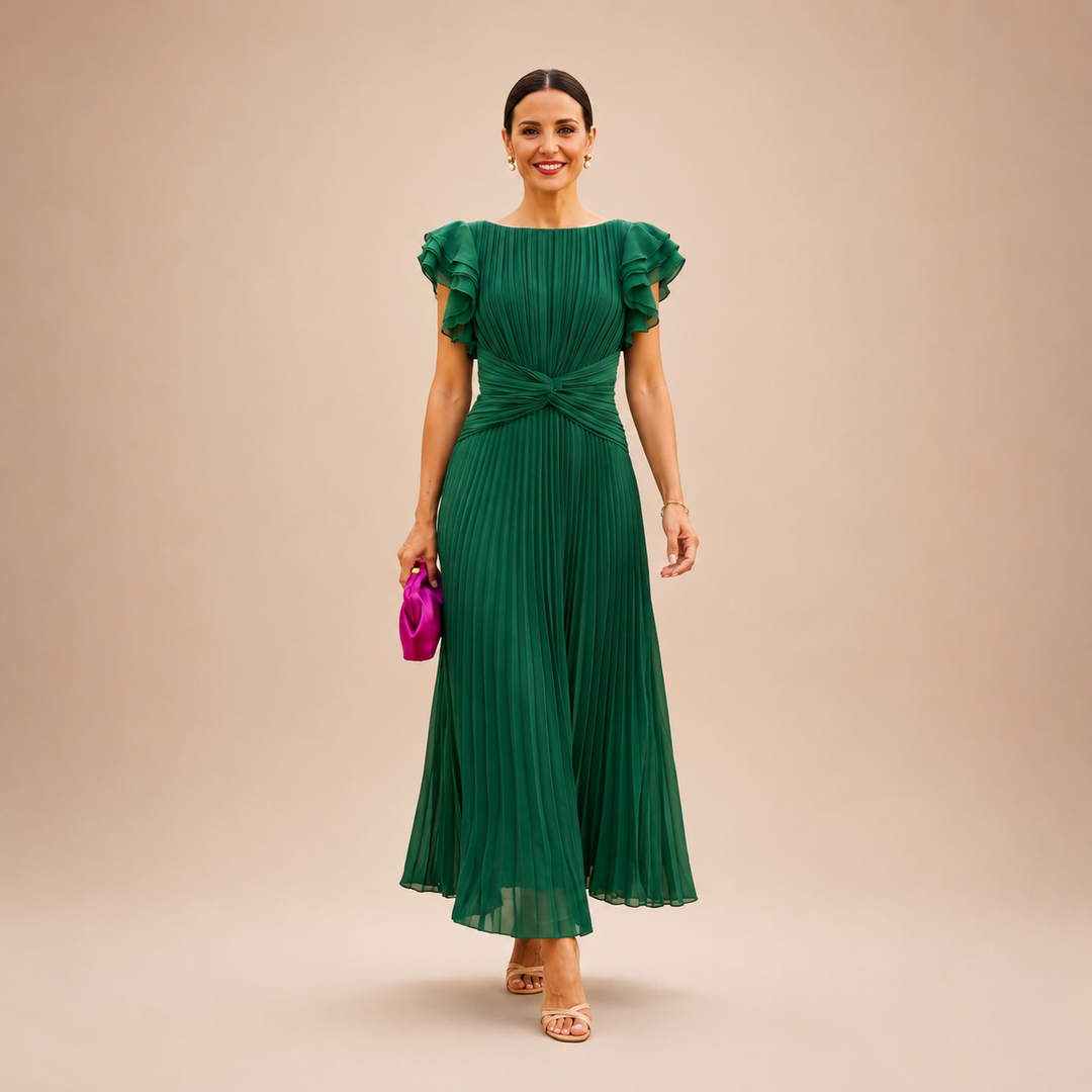 Novalie - Robe longue plissée fluide
