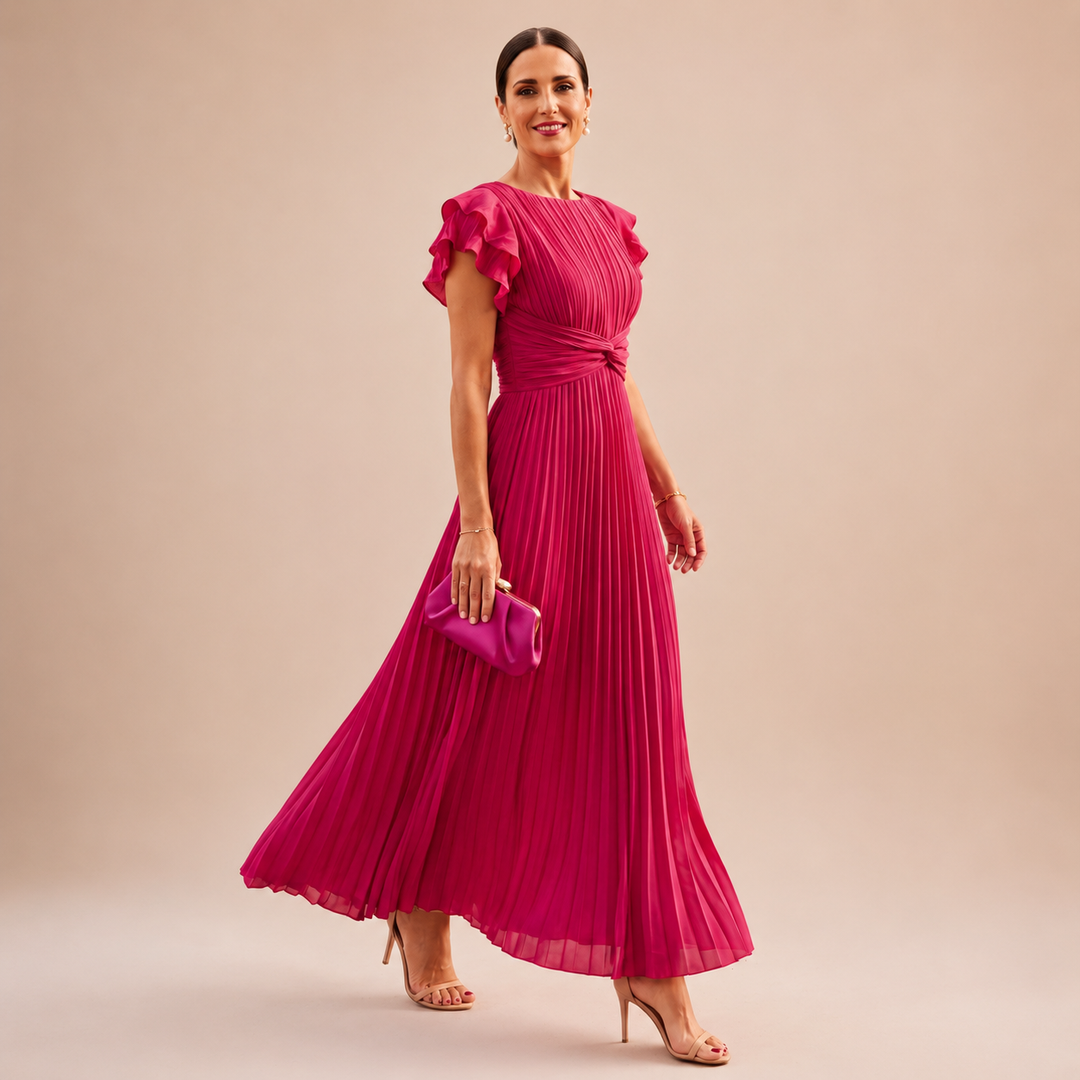 Novalie - Robe longue plissée fluide
