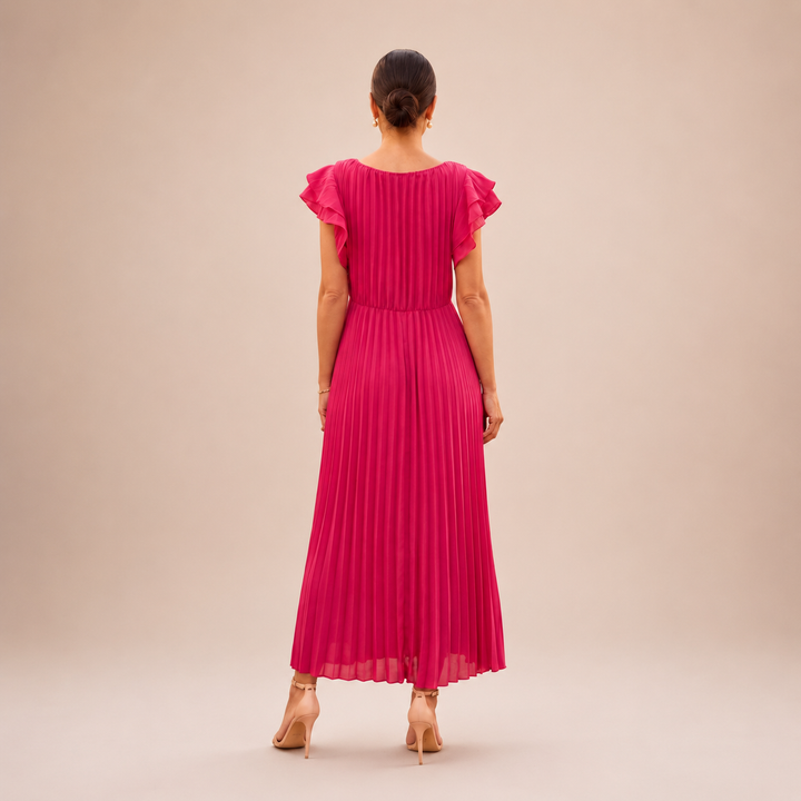 Novalie - Robe longue plissée fluide