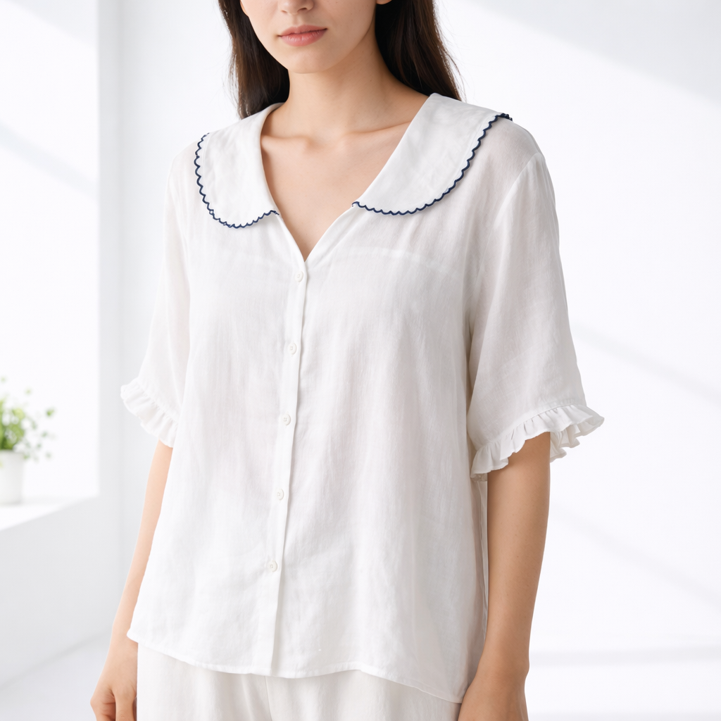 Ceryssa - Blouse au toucher doux