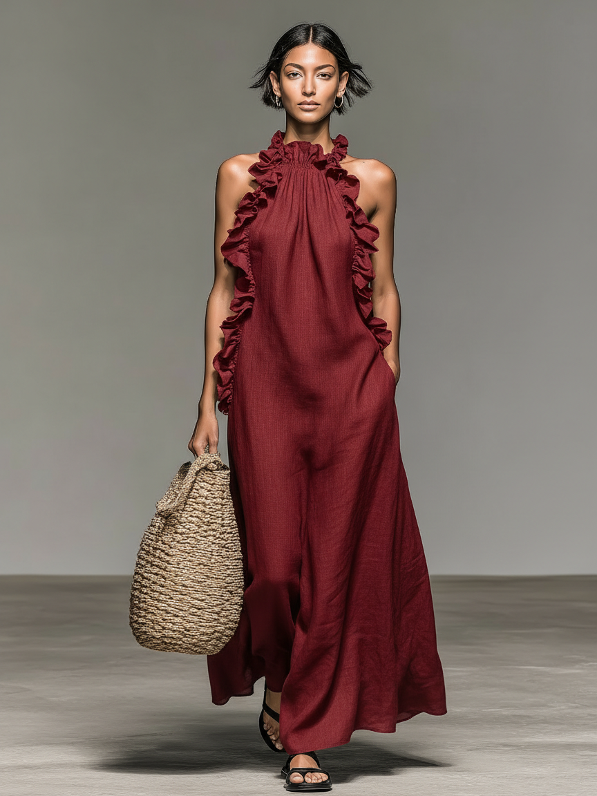 Vionessa - Robe longue au toucher doux