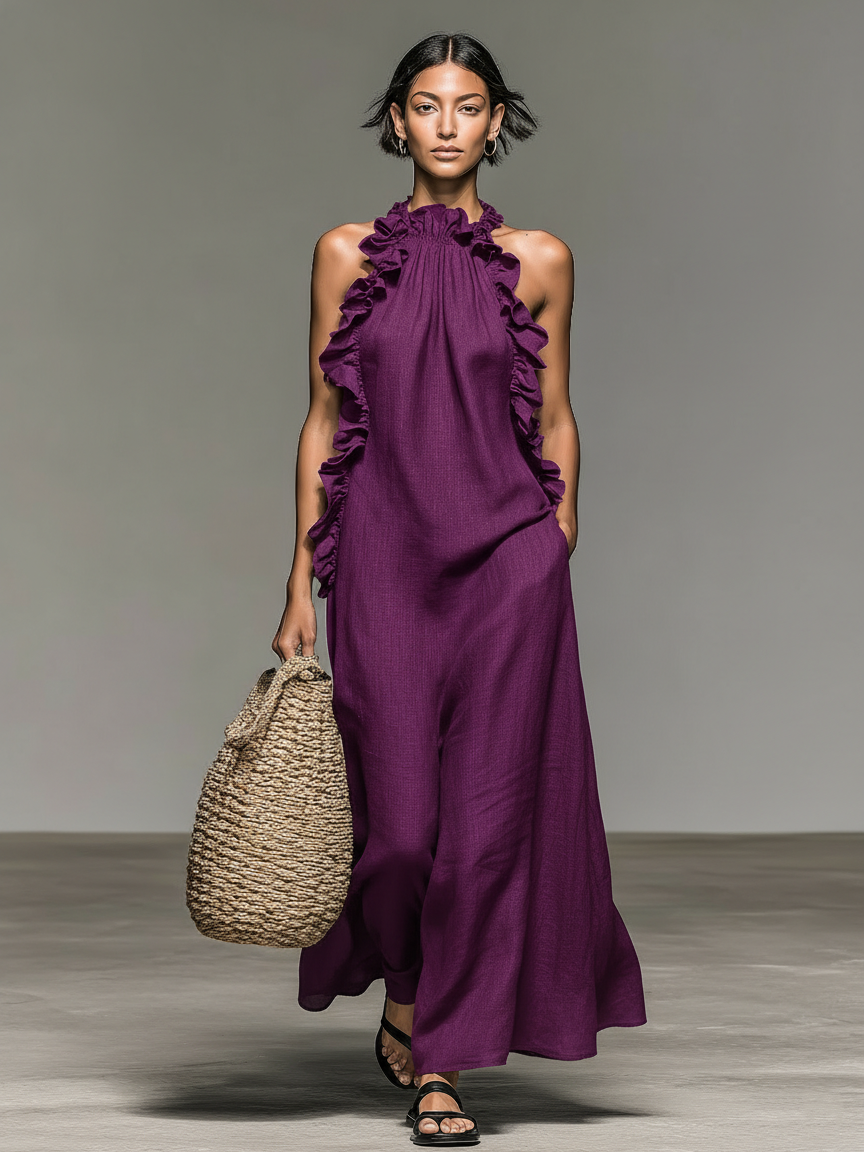 Vionessa - Robe longue au toucher doux