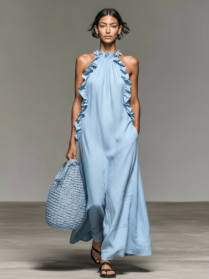 Vionessa - Robe longue au toucher doux