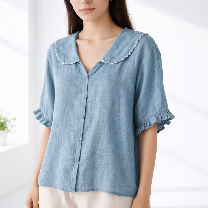 Ceryssa - Blouse au toucher doux