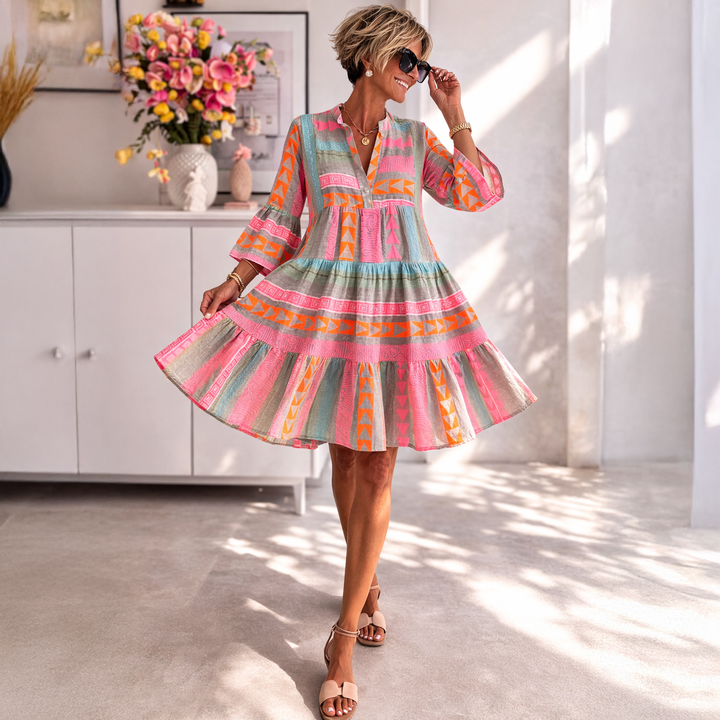 Serenique - Robe midi au toucher doux