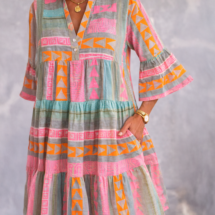 Serenique - Robe midi au toucher doux
