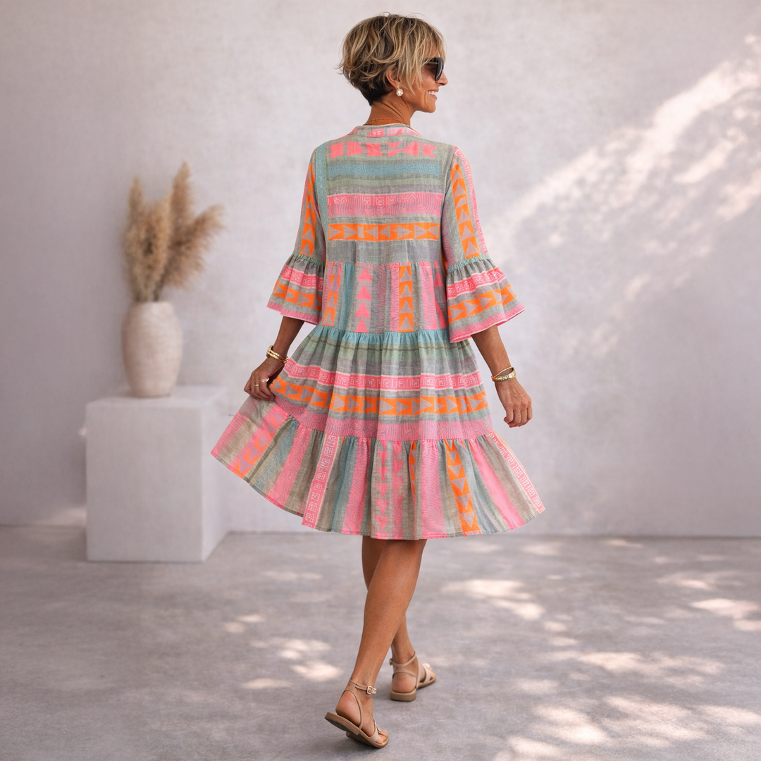 Serenique - Robe midi au toucher doux