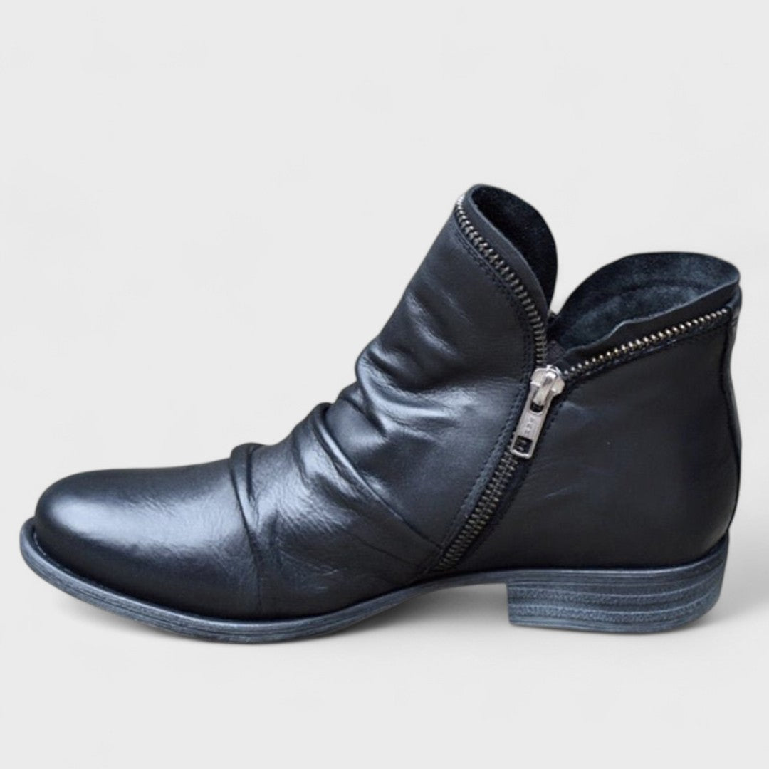 Endora - Bottines raffinées à zip latéral