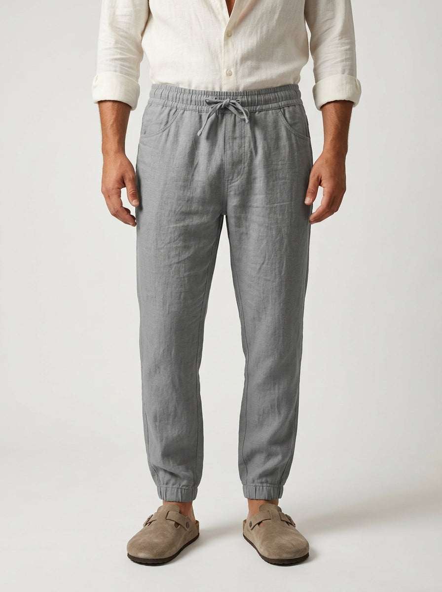 Carrick - Pantalon jogger en lin léger