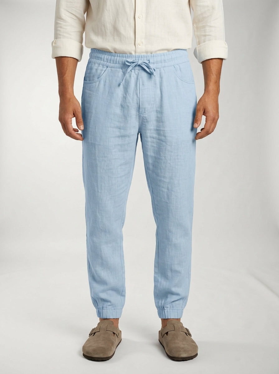 Carrick - Pantalon jogger en lin léger