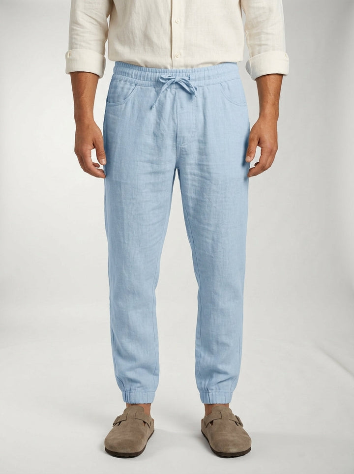 Carrick - Pantalon jogger en lin léger