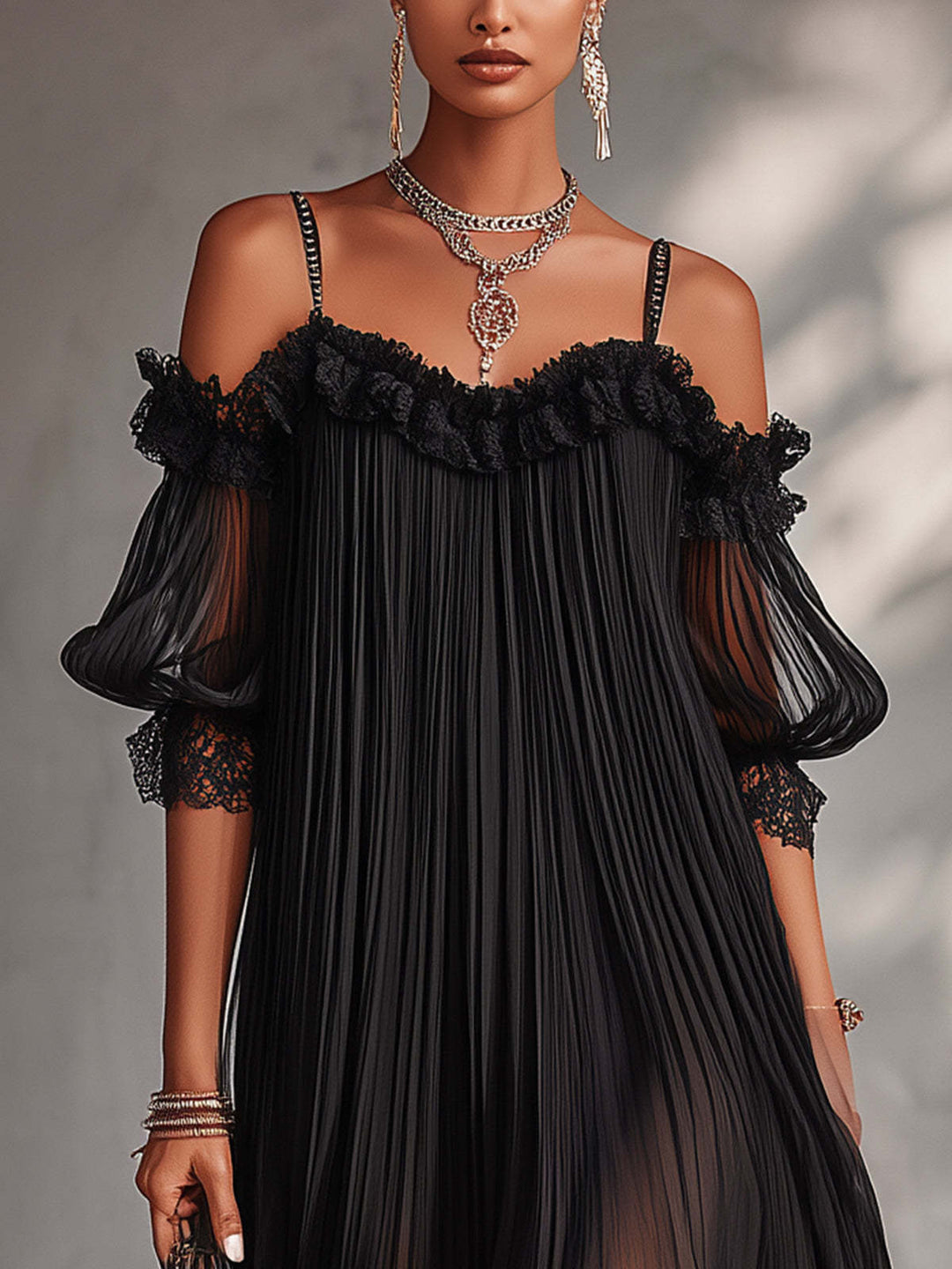 Arabelle - Robe maxi légère à col en V