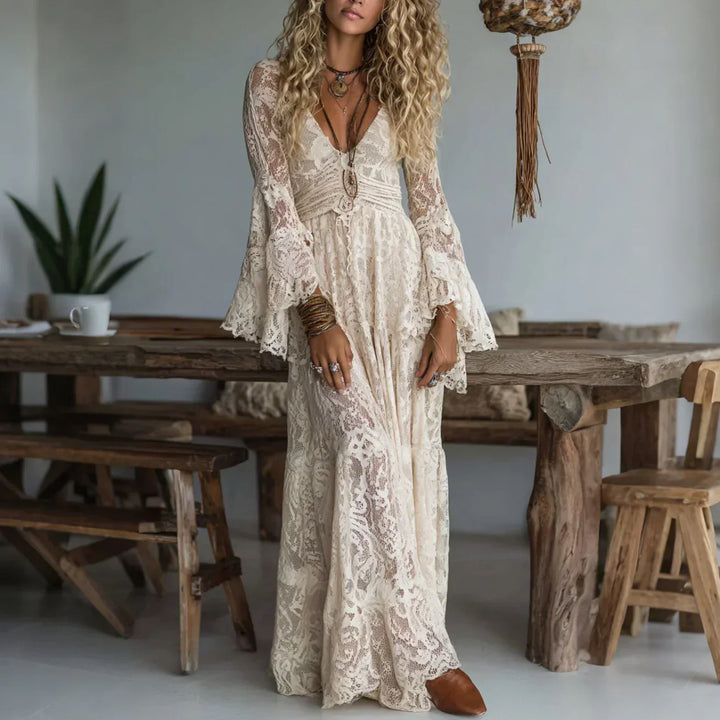 Lucasta - Robe longue bohème haut de gamme