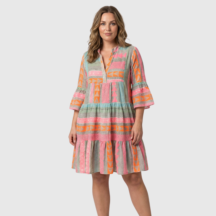 Serenique - Robe midi au toucher doux