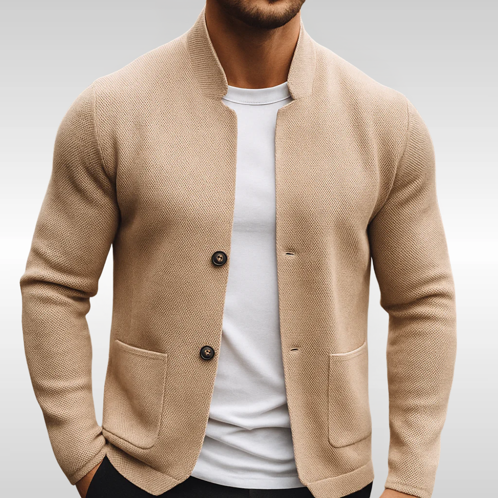 Roderick - Cardigan texturé
