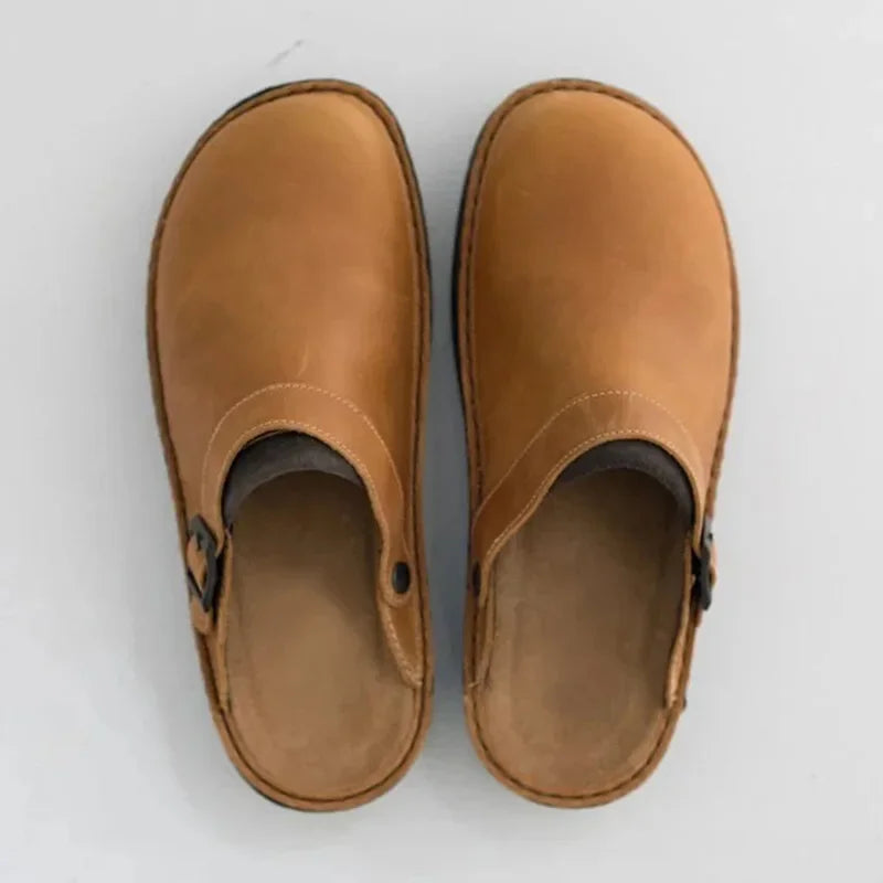 Gregor - Sabots en cuir classiques et confortables