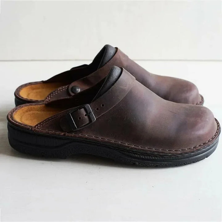 Gregor - Sabots en cuir classiques et confortables