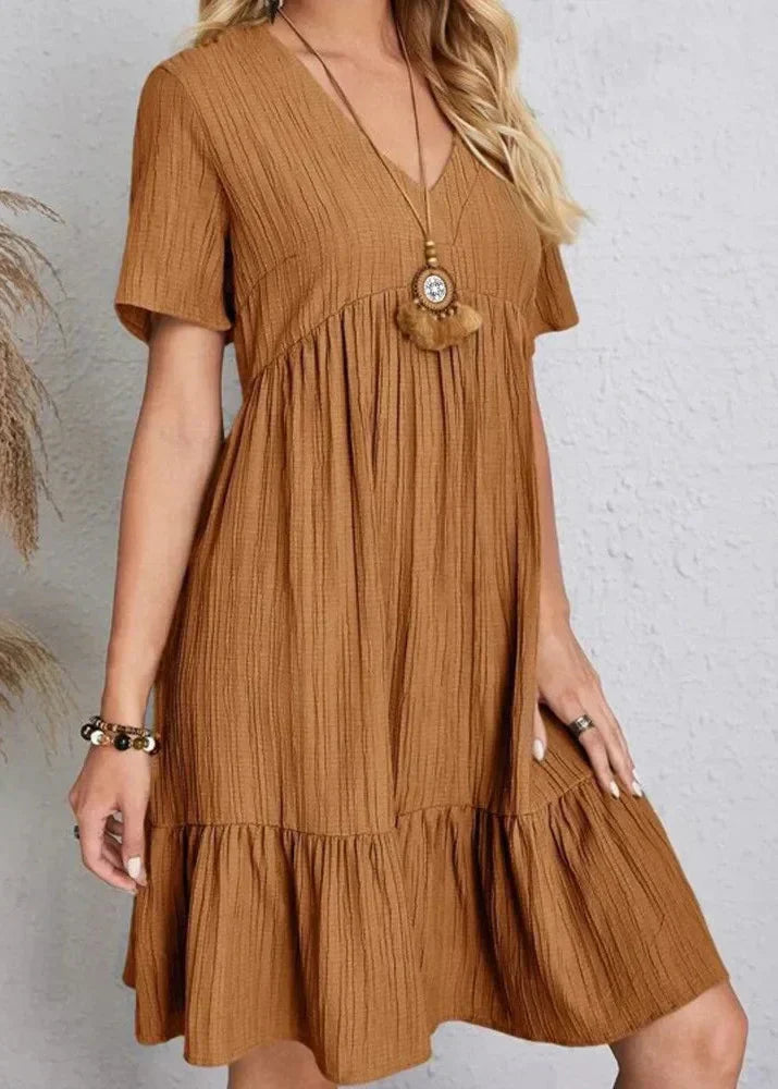 Flavia - Robe fluide à étages