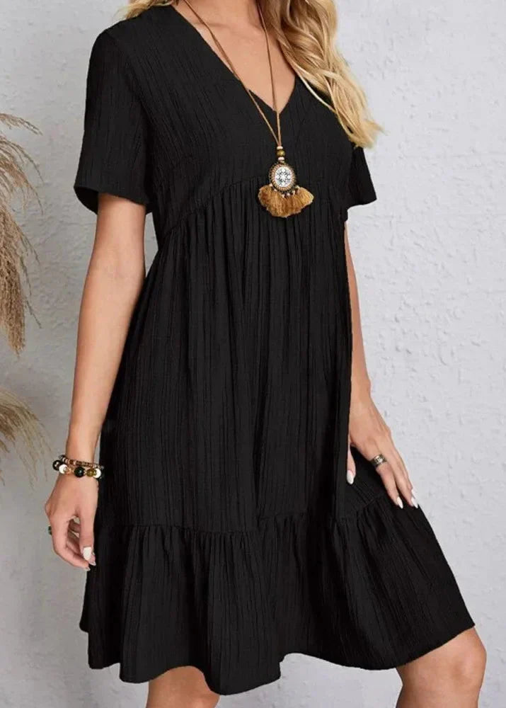 Flavia - Robe fluide à étages