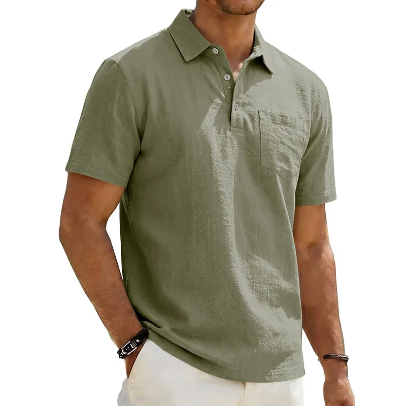 Grafton - Polo texturé à manches courtes