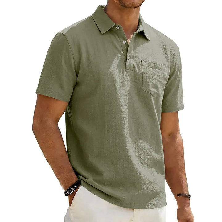Grafton - Polo texturé à manches courtes