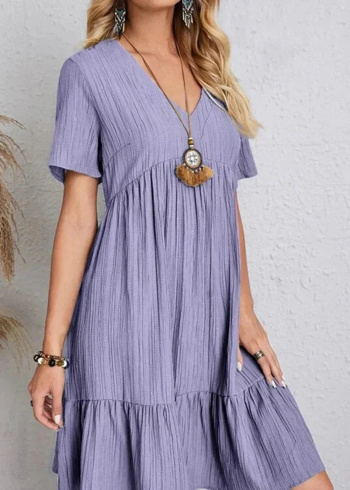 Flavia - Robe fluide à étages