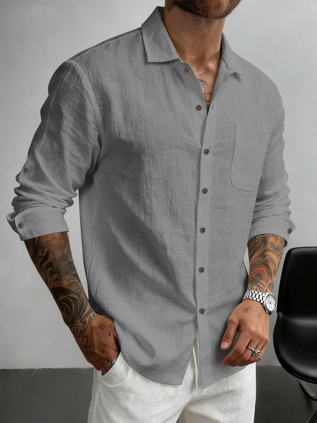 Clayton - Chemise d'été aérée