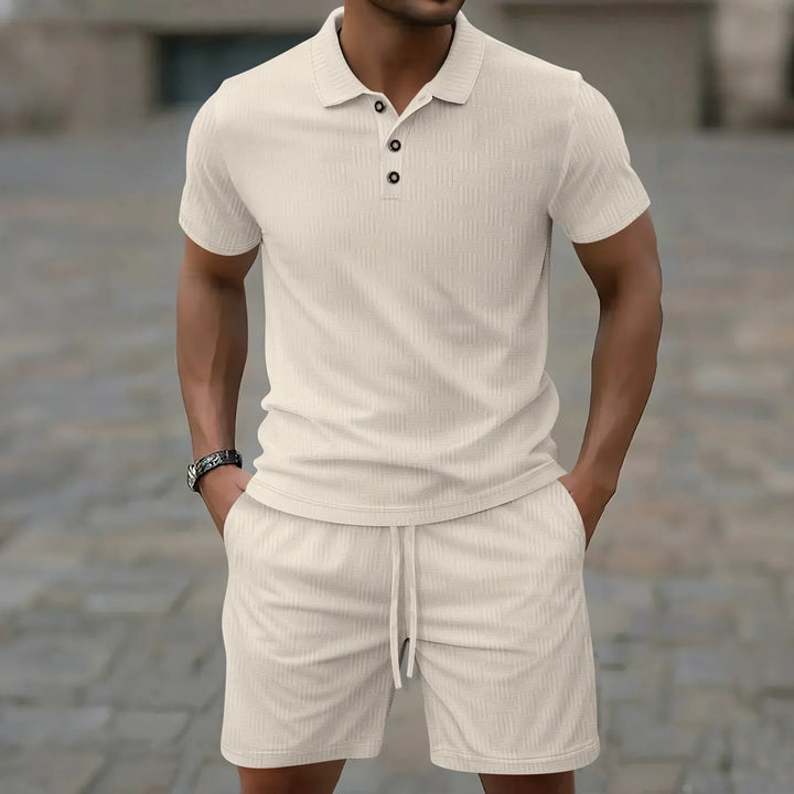Pryce - Ensemble polo et short légers pour homme