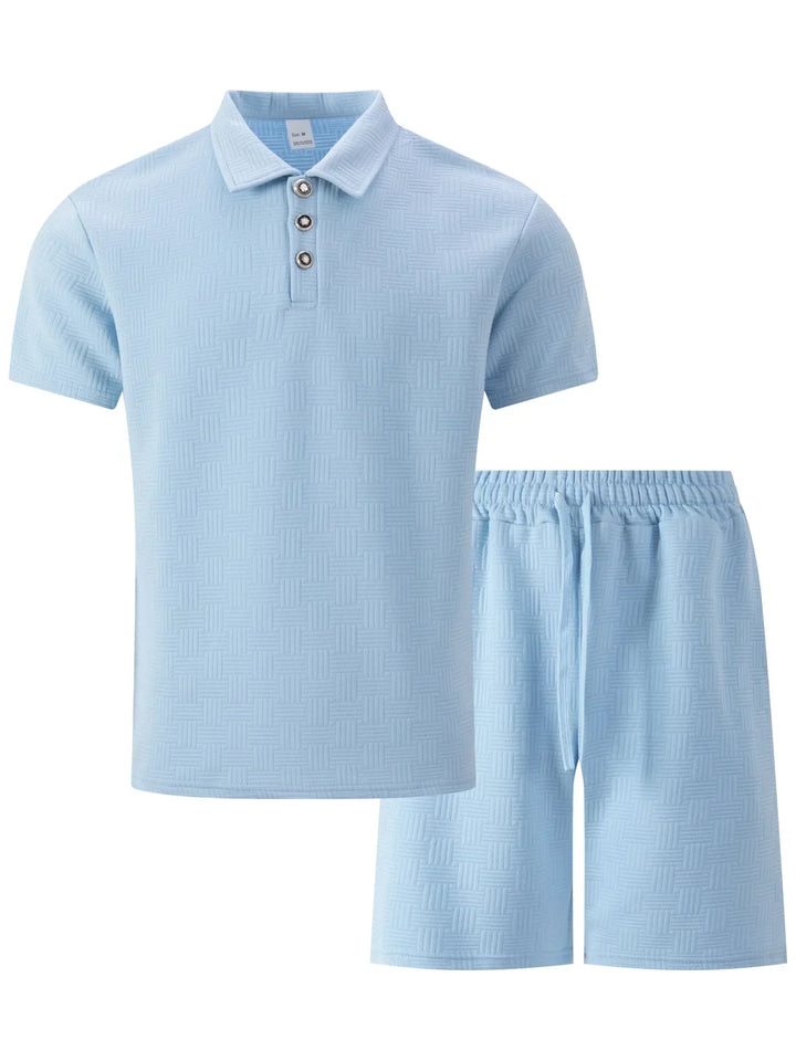 Pryce - Ensemble polo et short légers pour homme