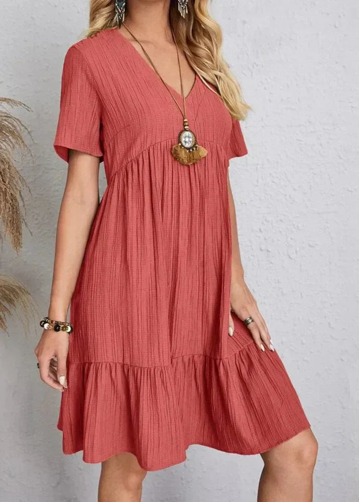 Flavia - Robe fluide à étages