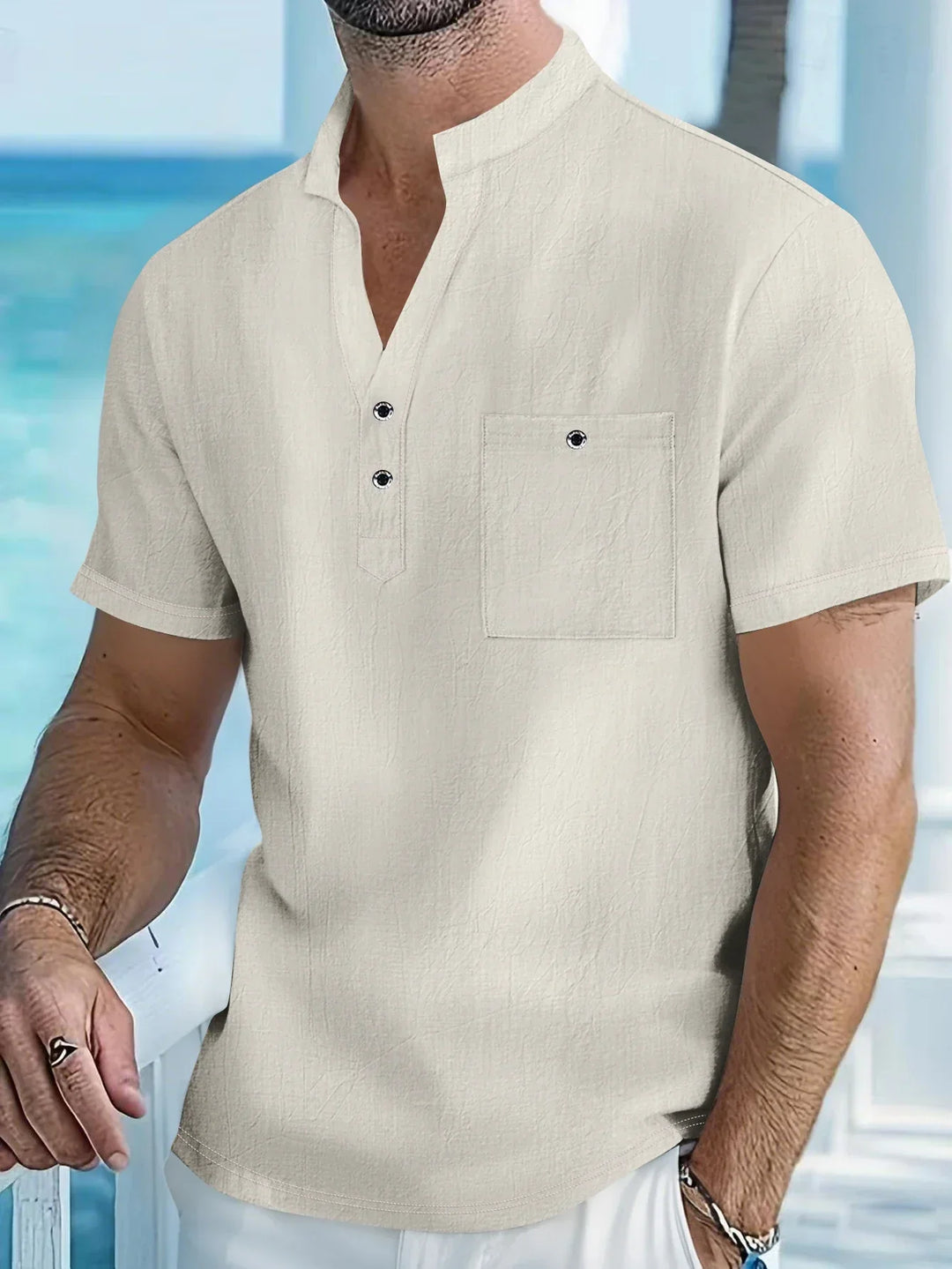 Edric - Chemise estivale texturée