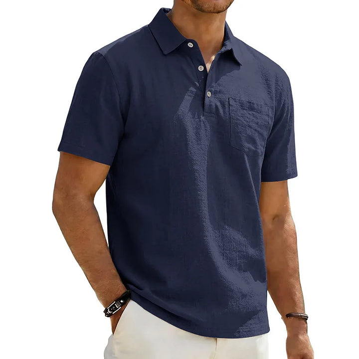Grafton - Polo texturé à manches courtes