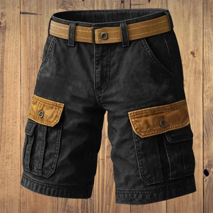 Beckley - Short cargo texturé