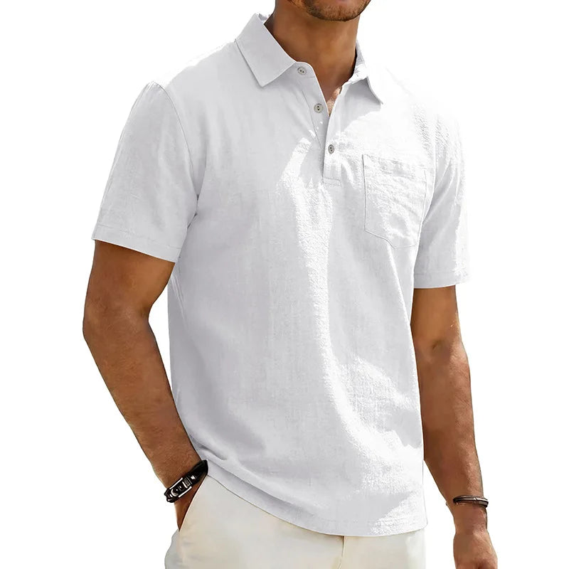 Grafton - Polo texturé à manches courtes
