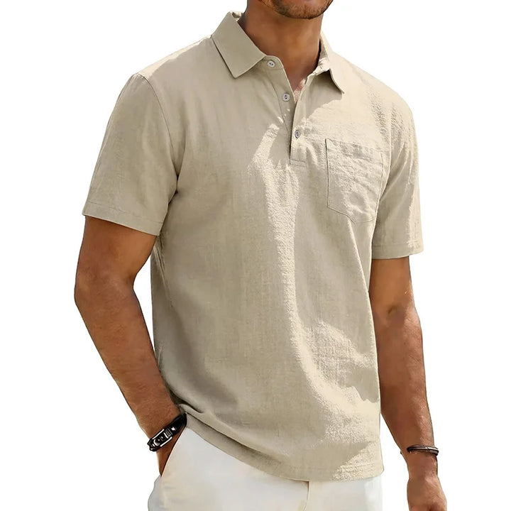 Grafton - Polo texturé à manches courtes
