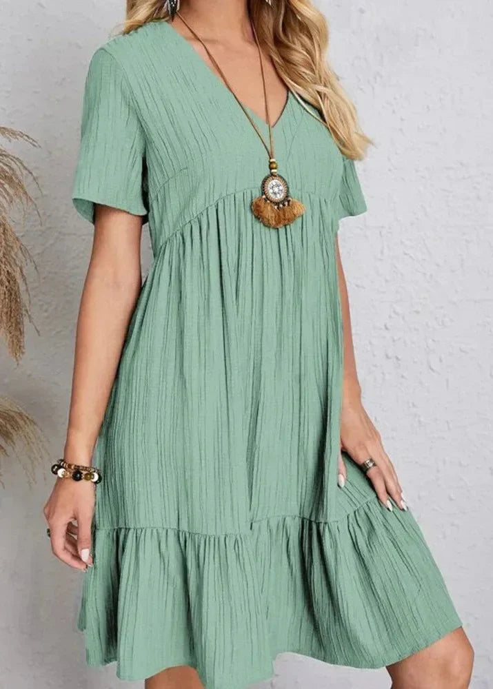 Flavia - Robe fluide à étages
