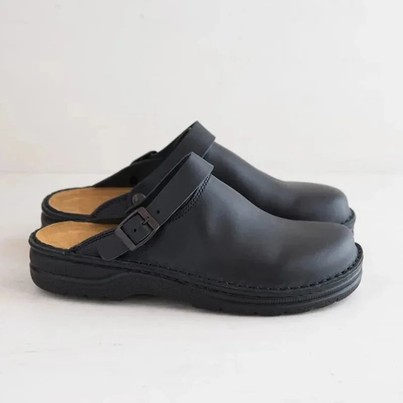 Gregor - Sabots en cuir classiques et confortables
