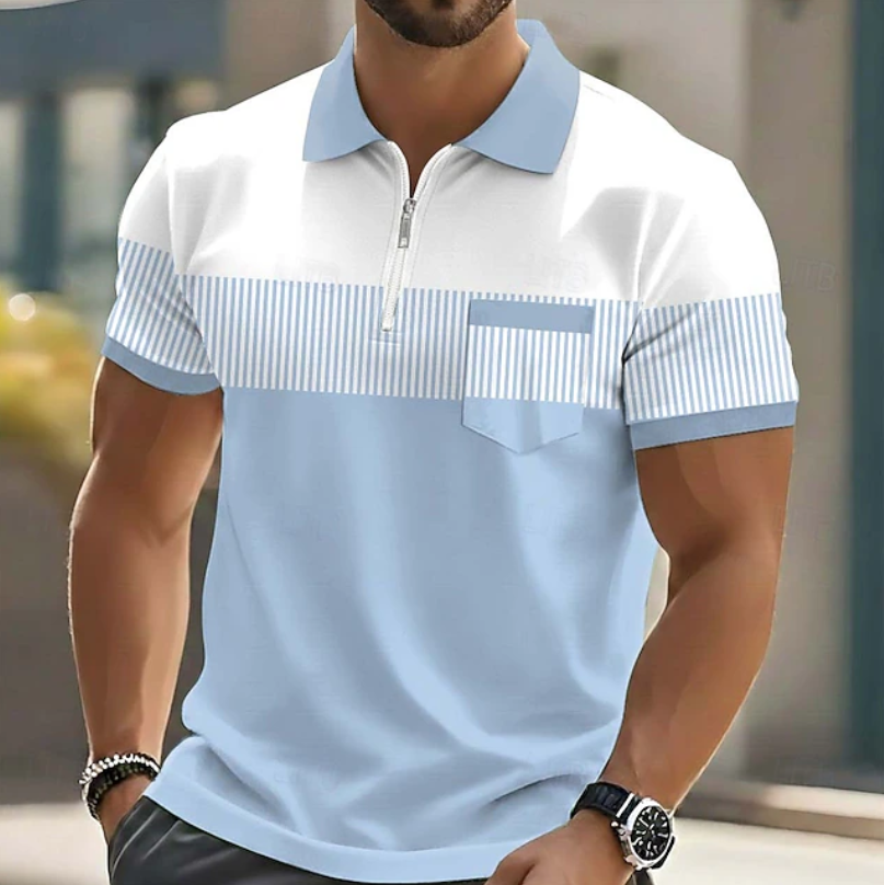 Bexford - Polo zippé, toucher doux
