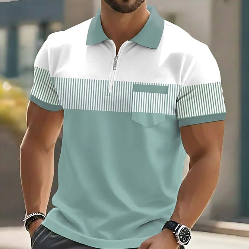 Bexford - Polo zippé, toucher doux