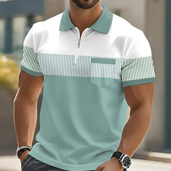 Bexford - Polo zippé, toucher doux